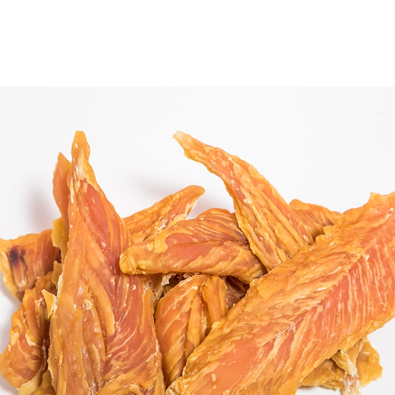 Dried chicken jerky for dogs