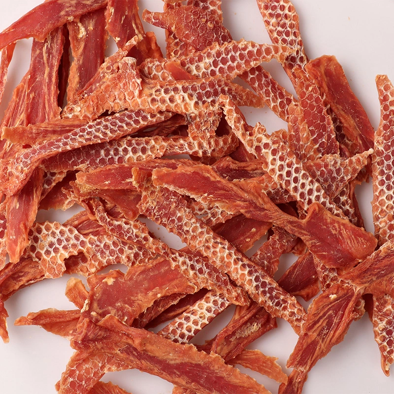 Dried duck meat for dogs