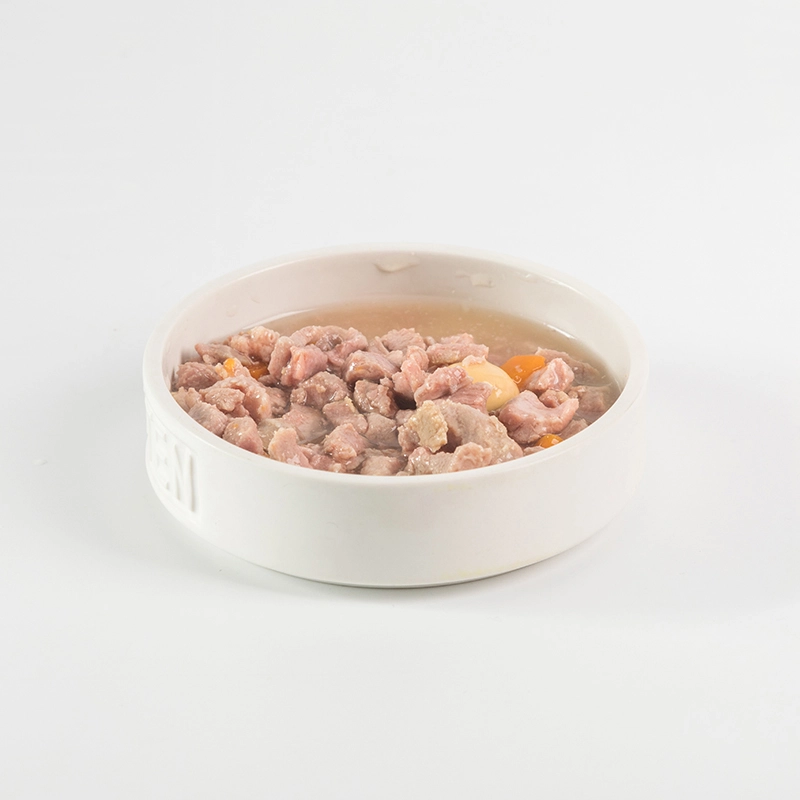 Egg yolk duck meat cubes Egg yolk duck meat cubes