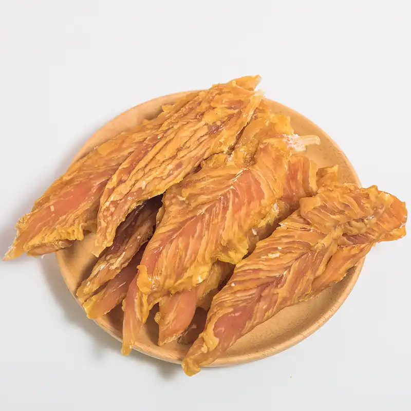 dried chicken jerky
