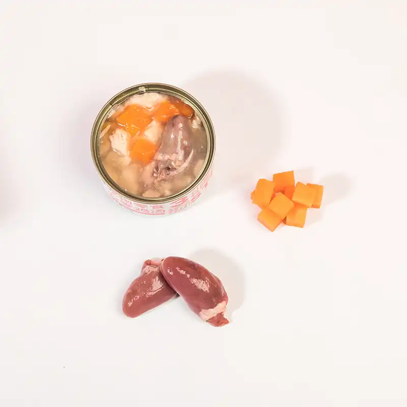 ​steamed chicken heart