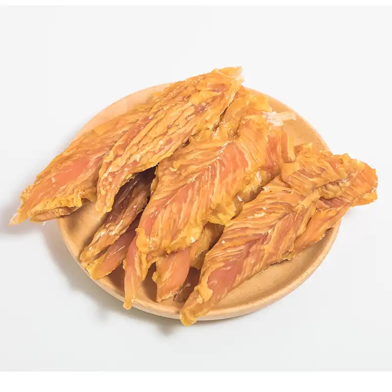 dried chicken jerky
