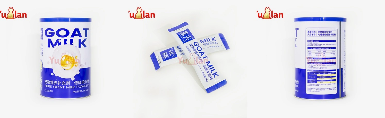 Goat milk powder for pets