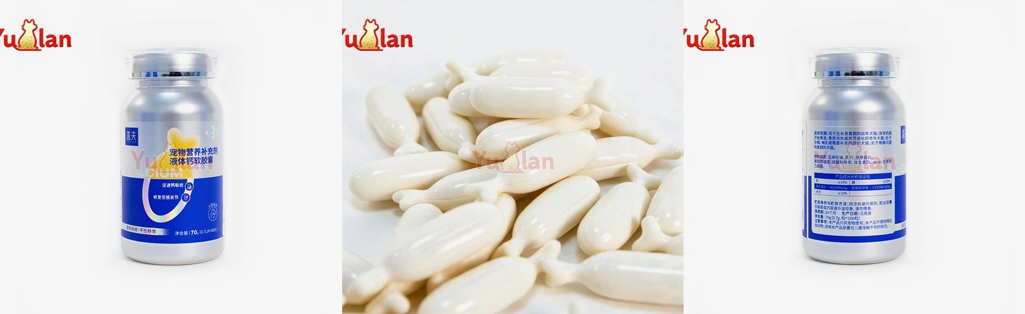 Liquid calcium capsules for dogs