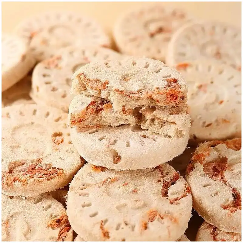 freeze-dried krill cakes
