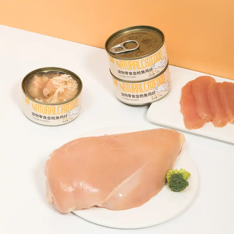 canned tuna and chicken