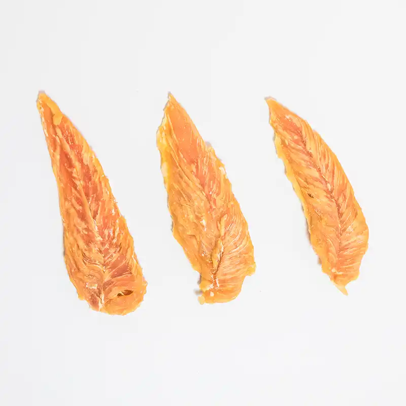 Benefits of dried chicken jerky for dogs: Promotes canine health and digestion