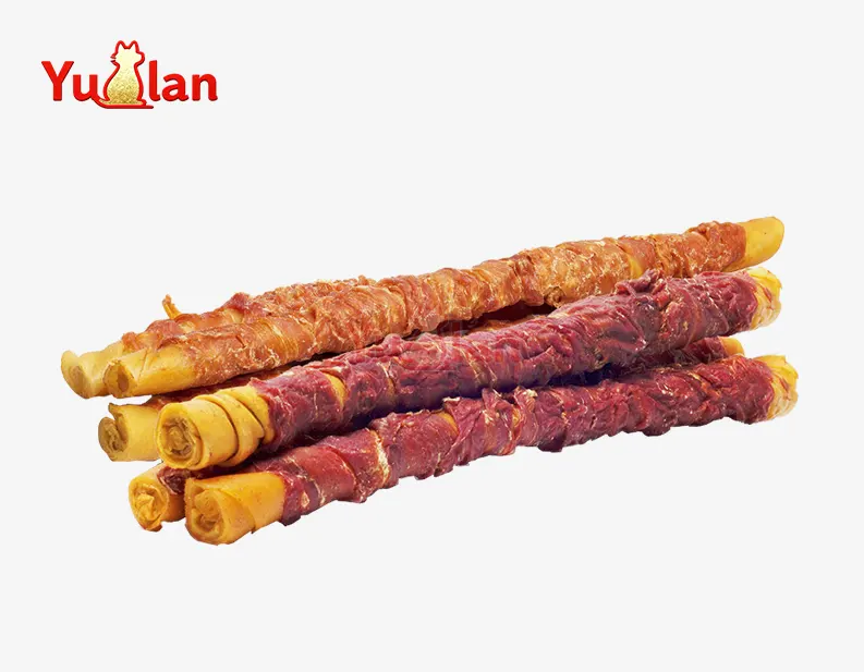 Beef stick dog treat