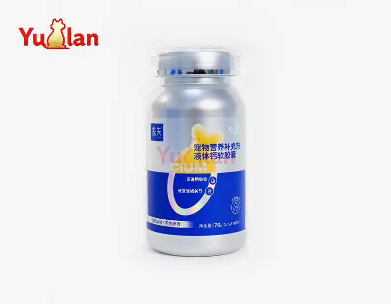Liquid calcium capsules for dogs