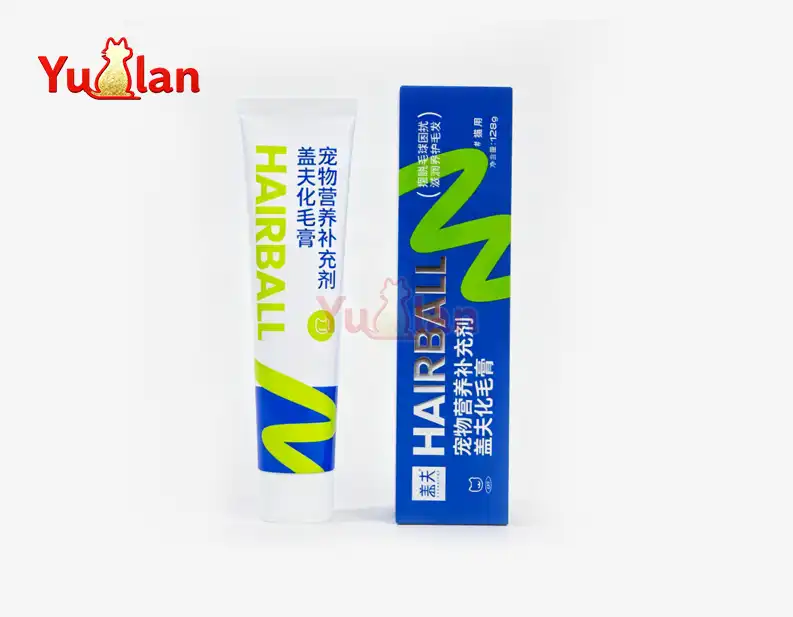 Cat hairball paste for shedding season