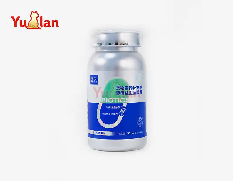 Yeast probiotic capsules for pets