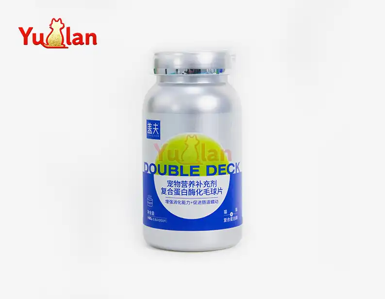 Enzyme hairball tablets for cats