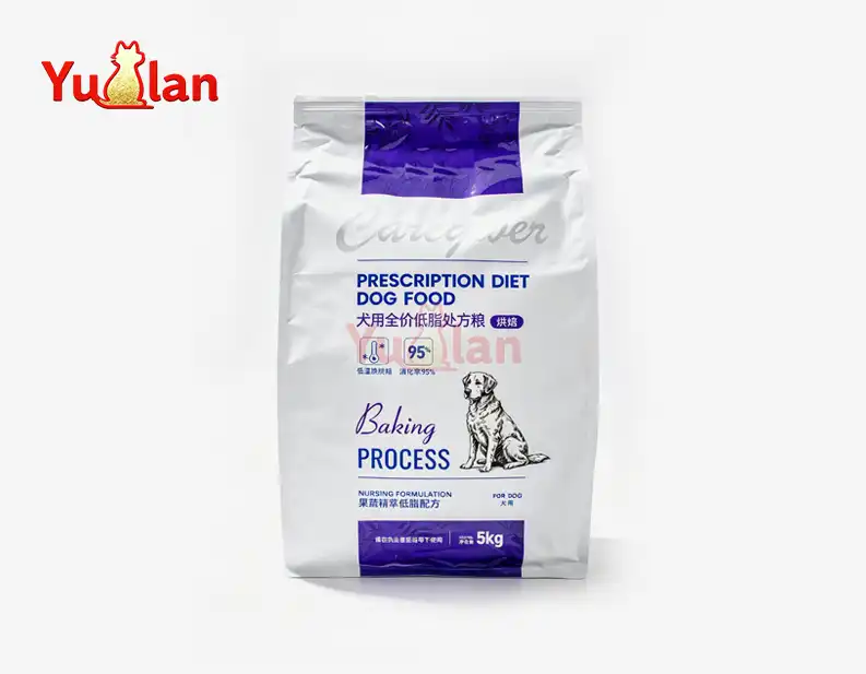 Low-fat prescription dry dog food