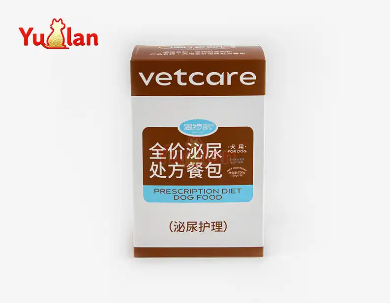Urinary prescription pouch for dogs