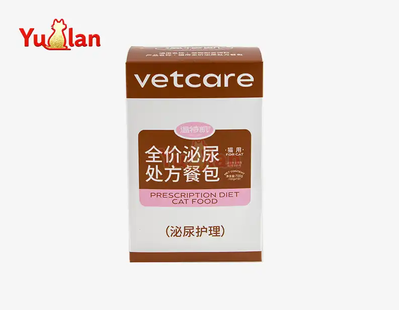 Urinary prescription pouch for cats
