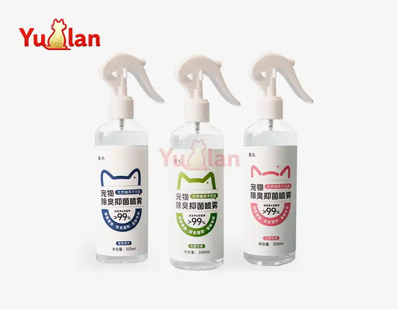 Pet deodorizing spray