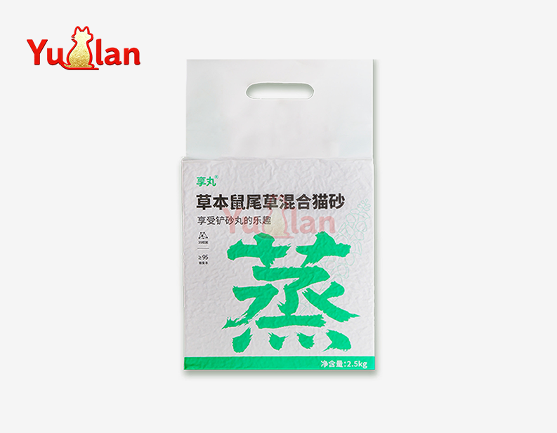 قمامة القطط المختلطة برائحة المريمية