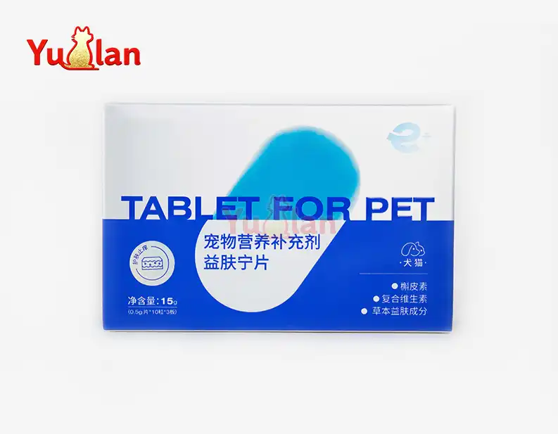 Skin support tablets for dogs