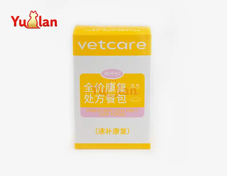 Recovery prescription pouch for cats